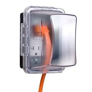 4 diameter electrical box cover with plug openings|Amazon.com: 4 Inch Outlet Cover.